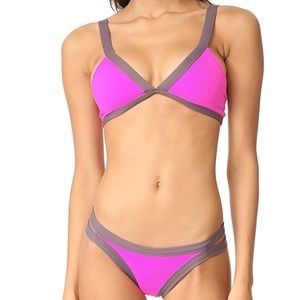 L*Space Farrah Colorblock Bikini Set in Pink